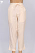 Cambric Cotton Pants in Beige